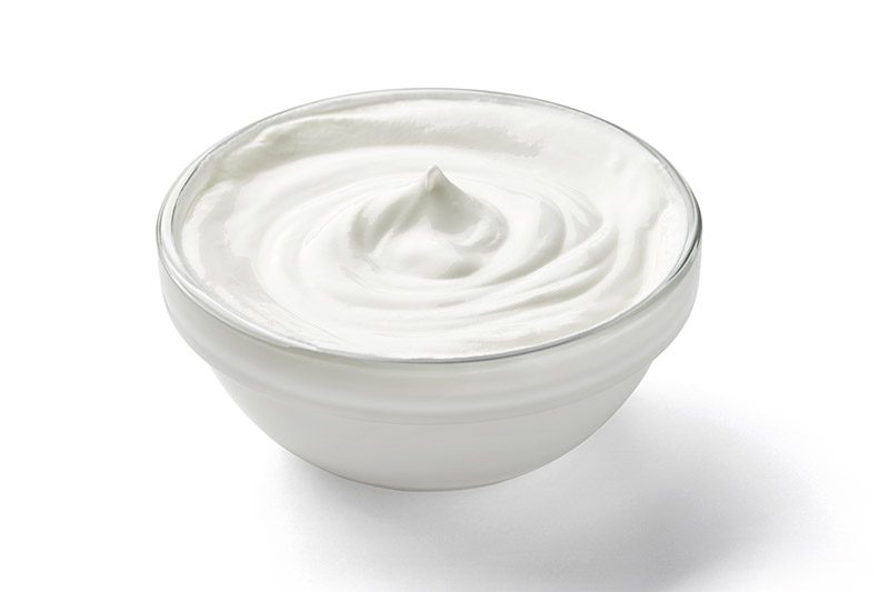 Hausmittel gegen fettige Haare Naturjoghurt