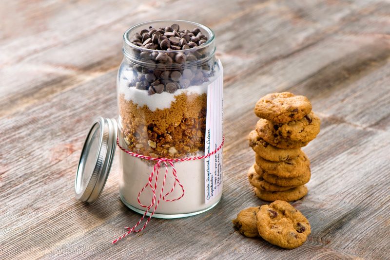 Geschenke selbstgemacht - Backmischung im Glas selber machen