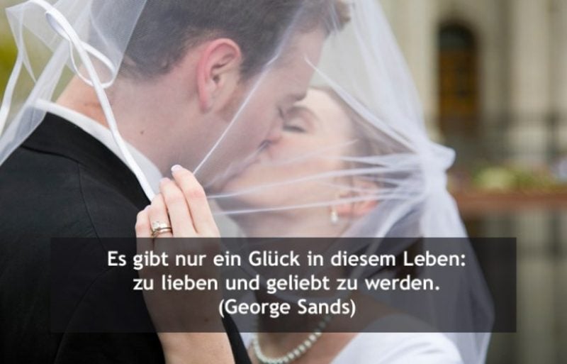 Hochzeitswünsche kurzer Zitat von George Sands