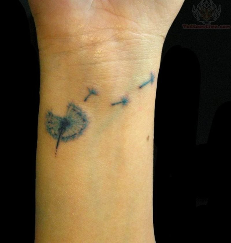 tattoo pusteblume handgelenk vorlage