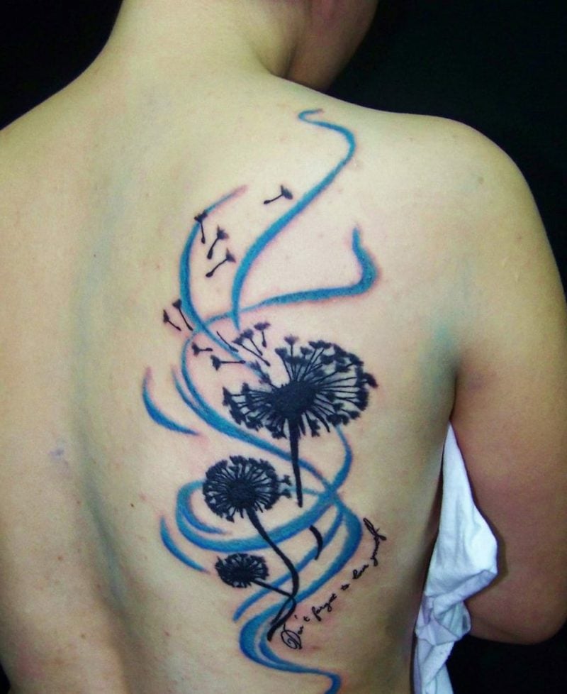 tattoo pusteblume mit spruch