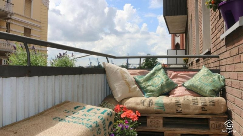 Balkonmöbel aus Europaletten - Was mache ich wenn ich keinen Garten habe?