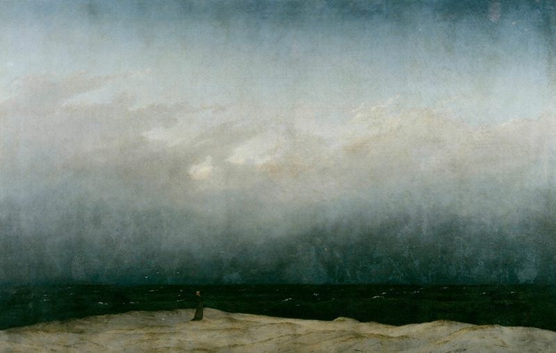 Romantik Epoche Merkmale des Lebens Caspar David Friedrich Der Mönch am Meer