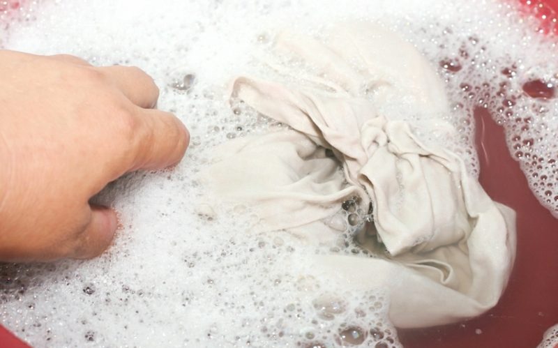 Wäschezeichen per Hand waschen