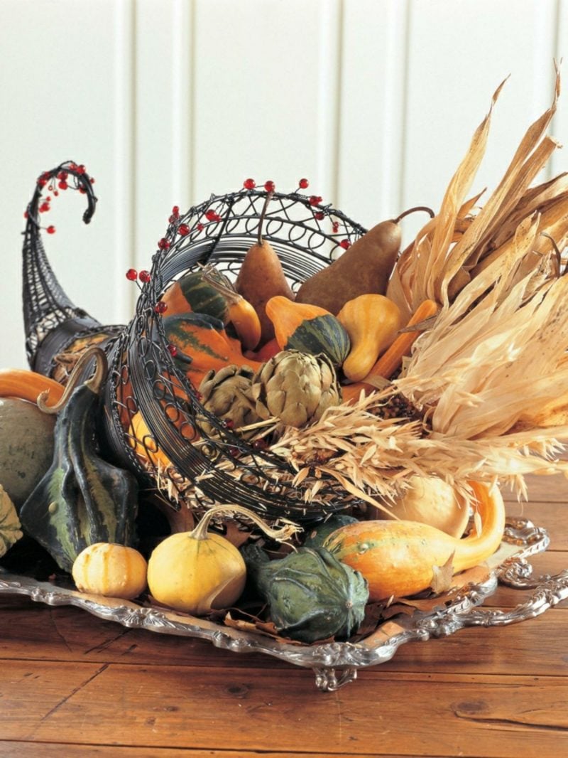 DIY Bastelideen Herbstdeko für den Hauseingang