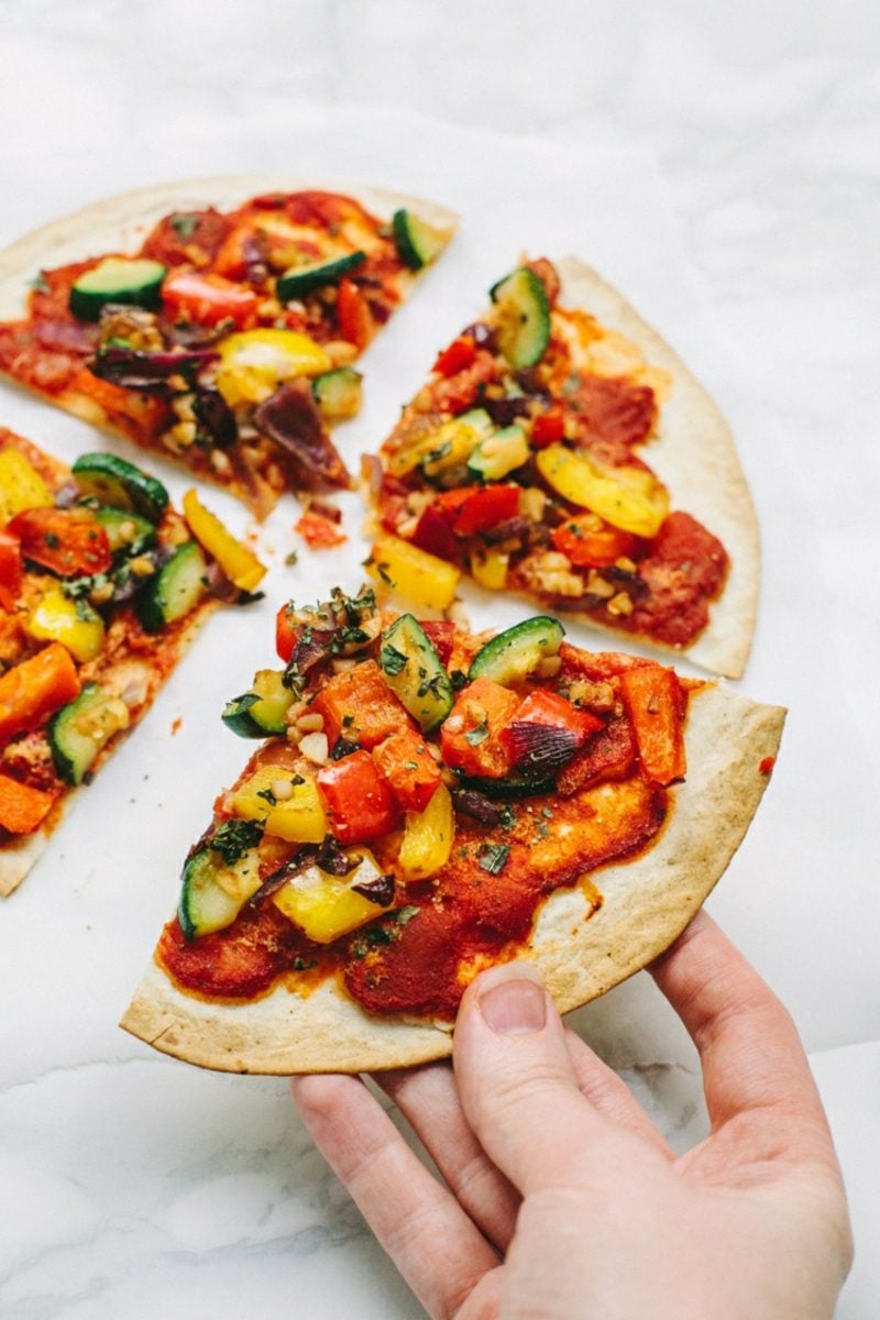 Pizza selber machen vegan wie geht es