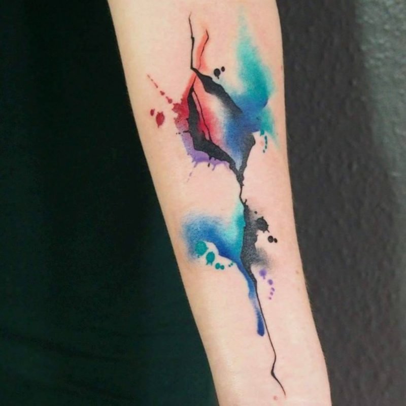 Watercolor Tattoos eindrucksvolle Designideen