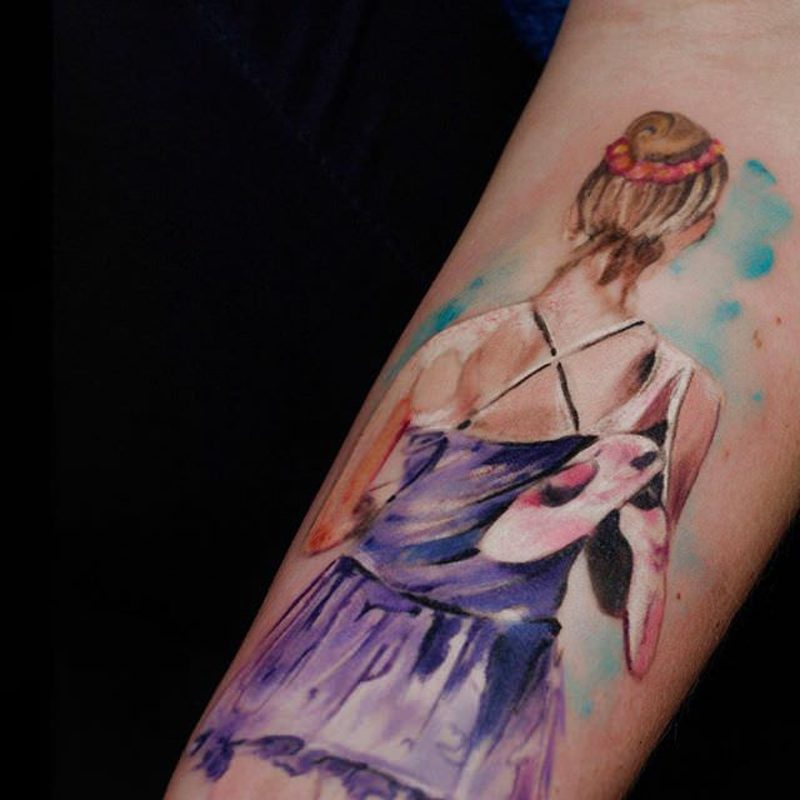 Watercolor Tattoo eindrucksvolle Designideen