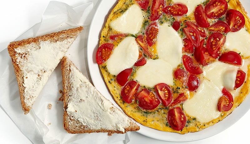 gesundes Frühstück Omelett kalorienarm