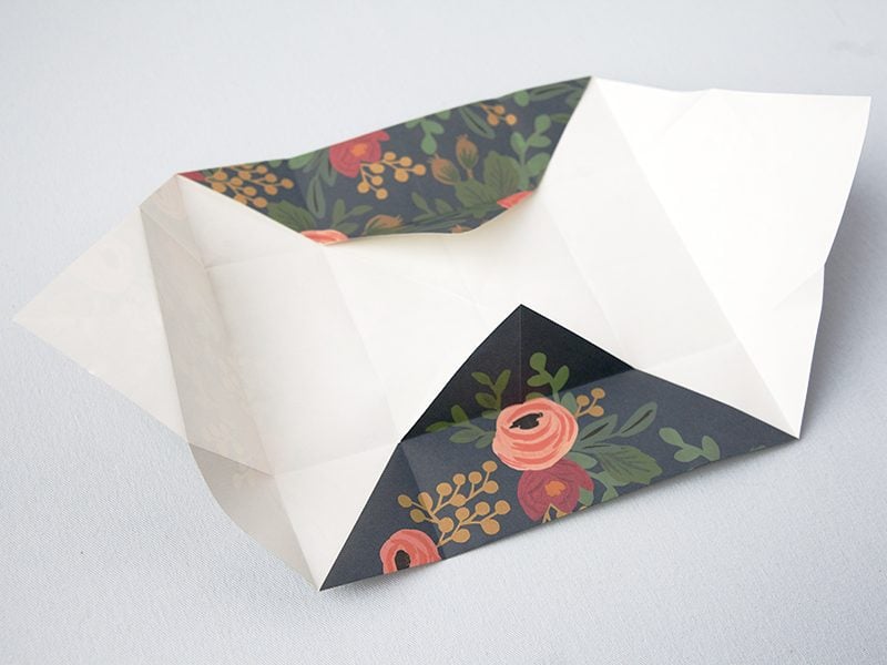 Origami Schachtel falten