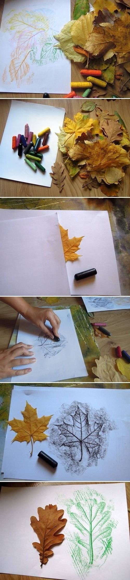 Kreative Ideen mit Herbstblätter
