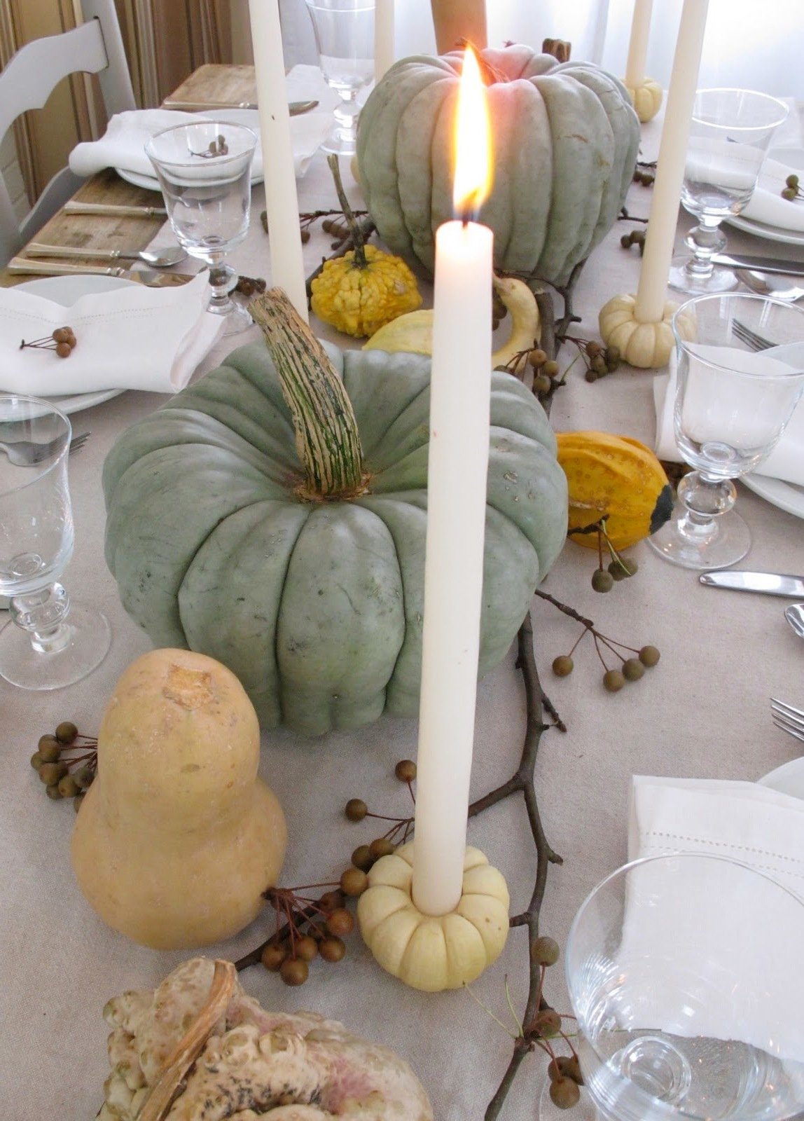 Tischdeko Herbst Ideen