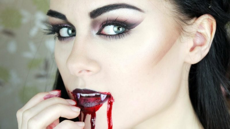 Halloween Kostüm tolle Ideen Vampir Frau