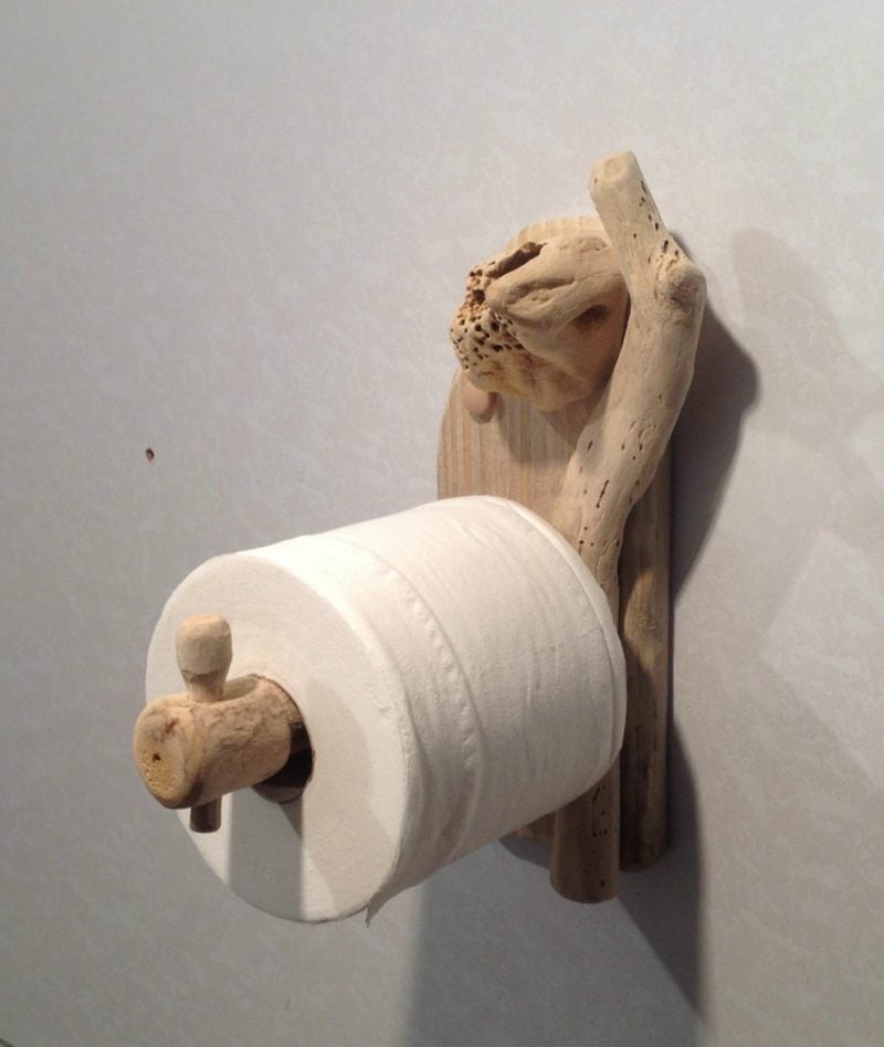 treibholz toilettenpapierhalter