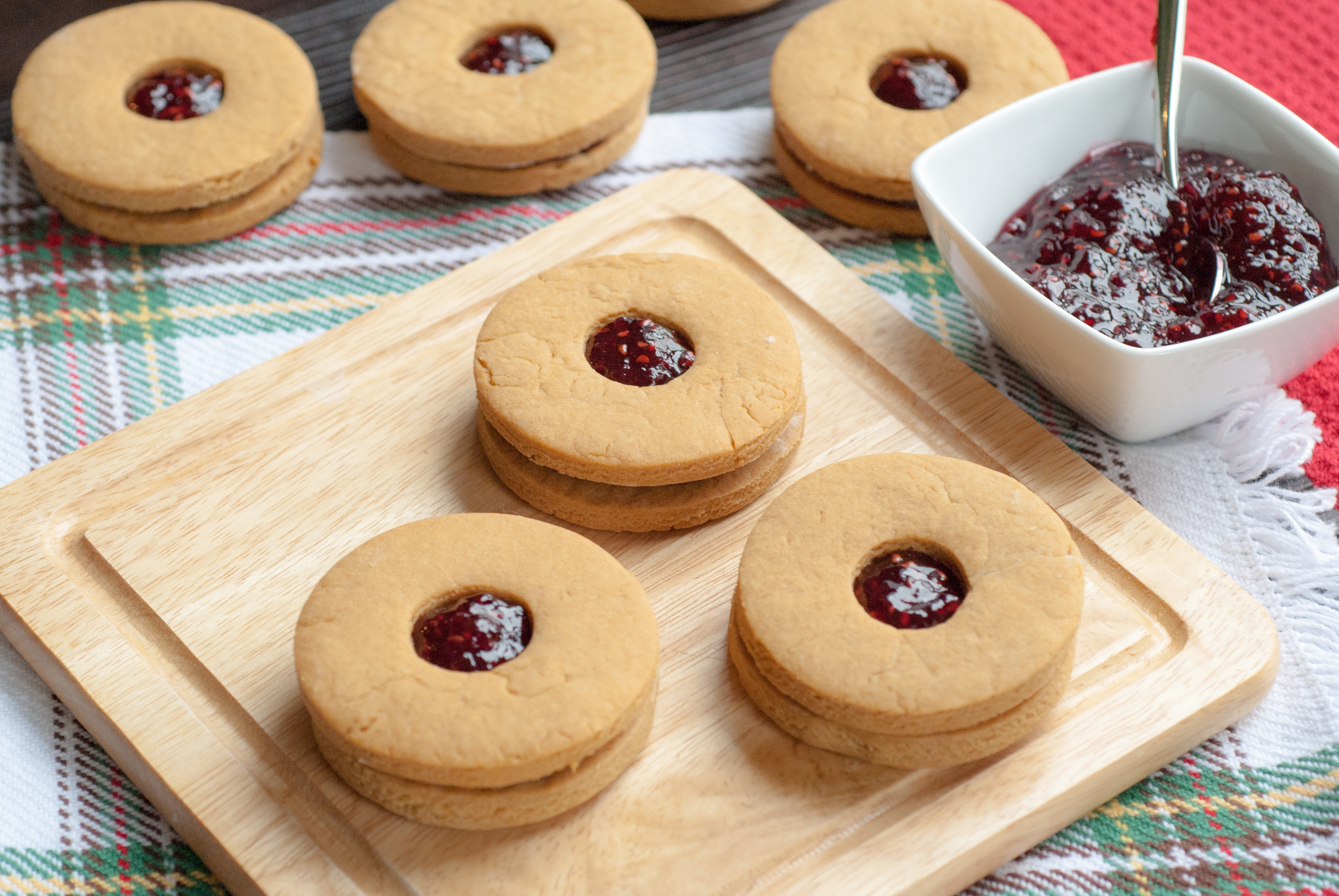 Linzer cookies month