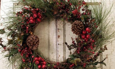türkranz weihnachten-Das fest klopft an der Tür