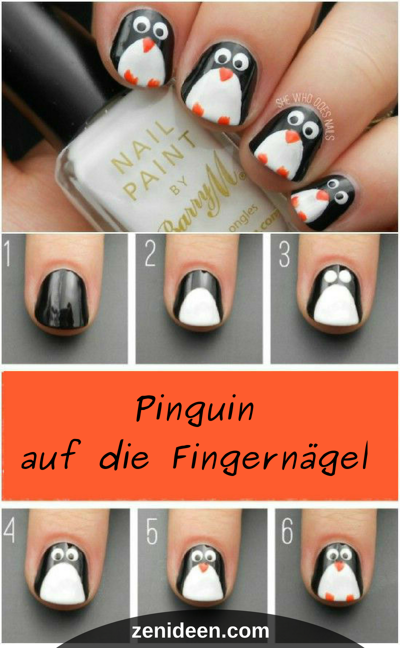 Diy Weihnachtsnagel Fur Anfanger Diy Nageldesign Zenideen