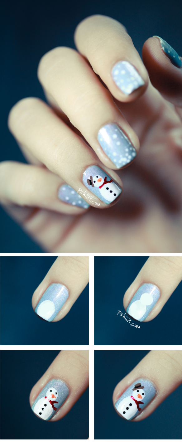 Diy Weihnachtsnagel Fur Anfanger Diy Nageldesign Zenideen