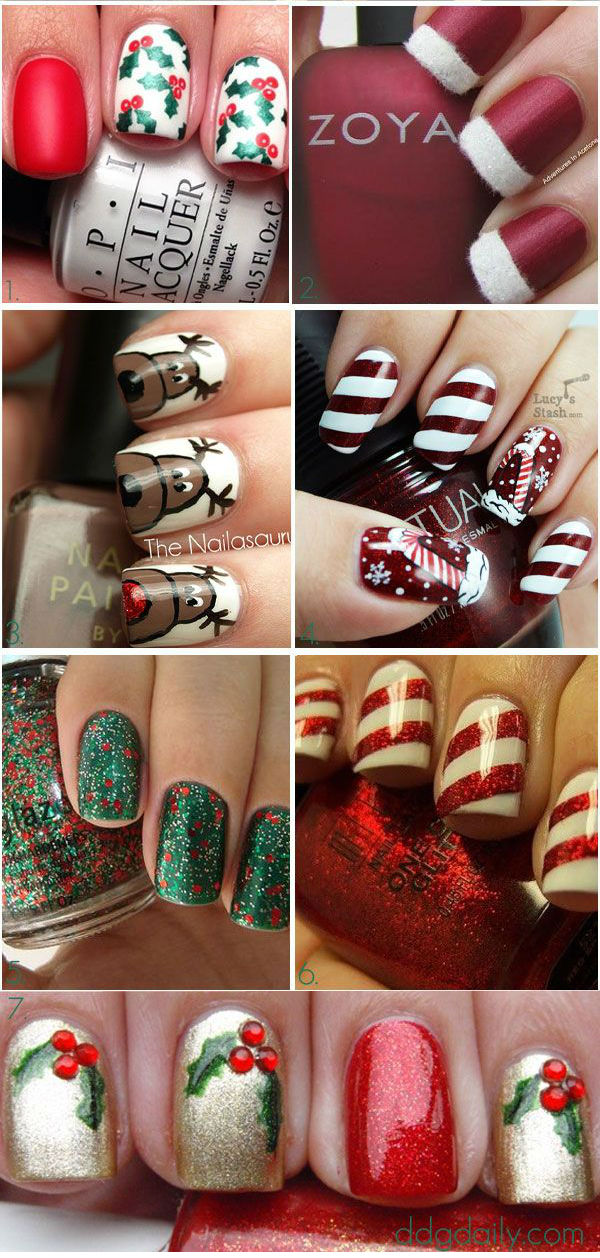 Diy Weihnachtsnagel Fur Anfanger Diy Nageldesign Zenideen