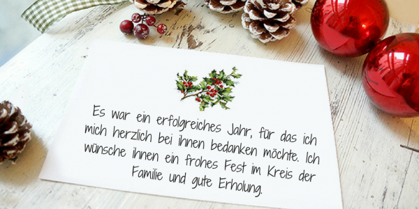 Schöne Weihnachtssprüche: Wie schreibt man Weihnachtssprüche kurz und