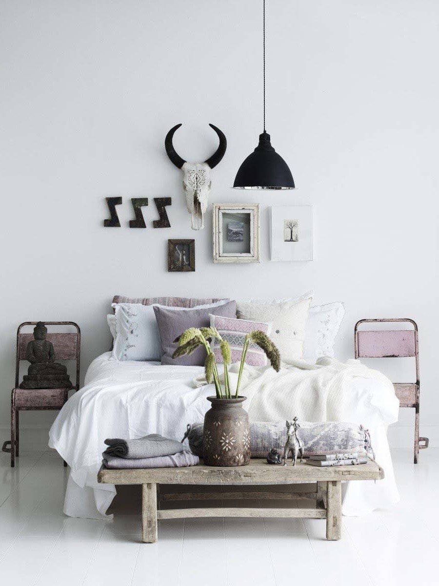 Schlafzimmer modern im skandinavischen Stil einrichten