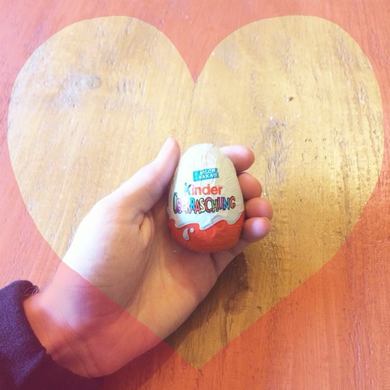 Valentinstag Geschenke selber machen originelle Idee Kinder Ei