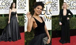 schwarze Kleider Golden Globes