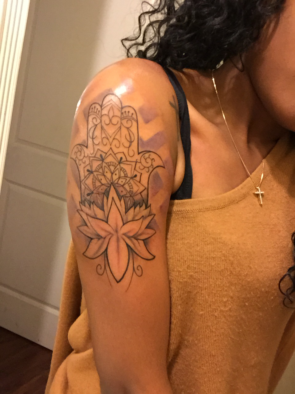Lotusblume Mandala Tattoo