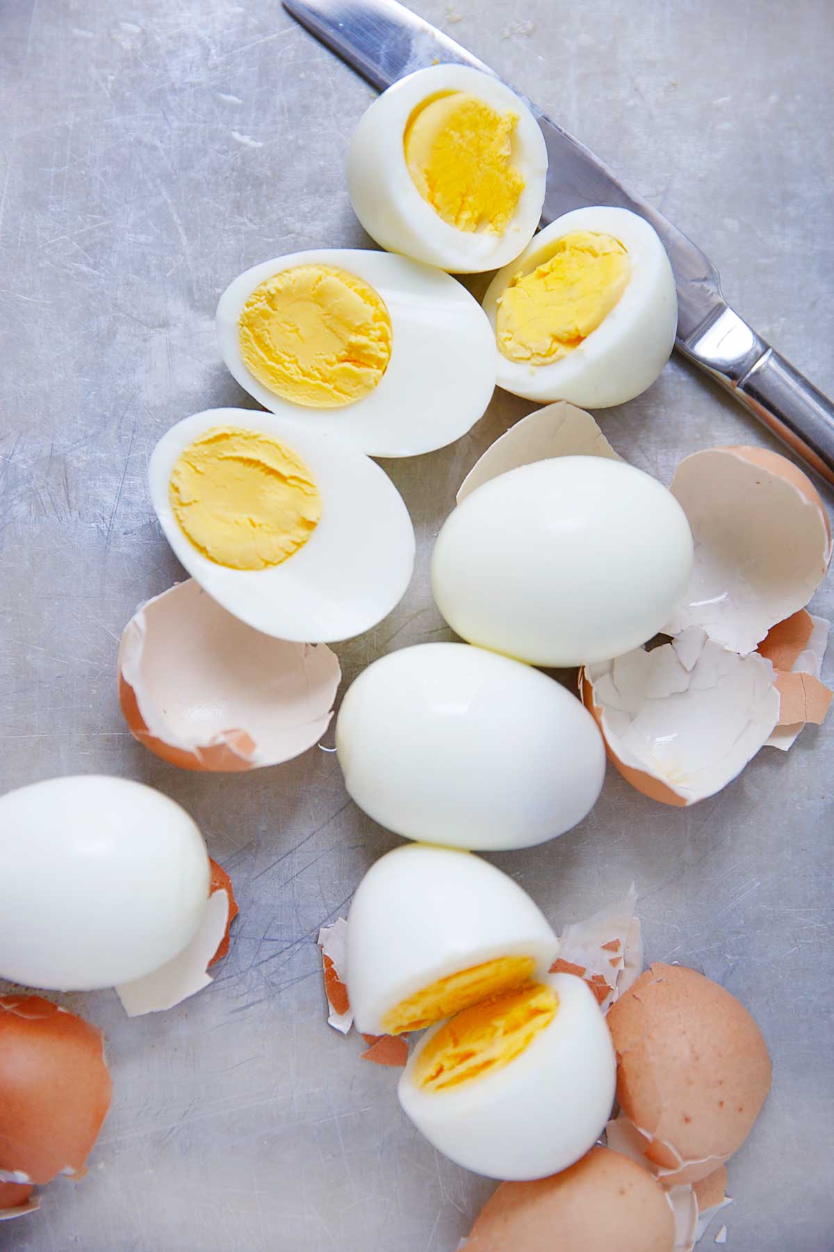 Eier hart kochen