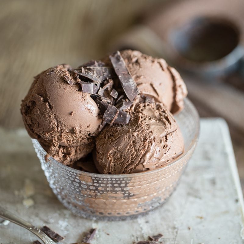 Eis selber machen ohne Eismaschine Schokoladeneis Rezept