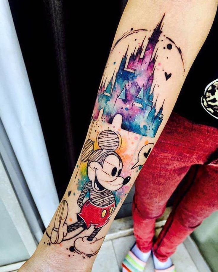 Mickey Mouse Disney Tattoo Motiv 