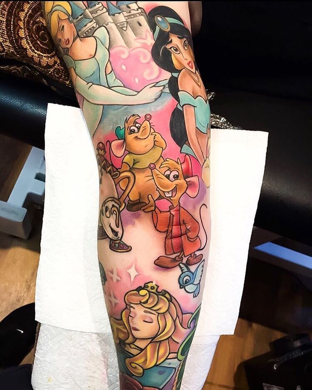 Hand Tattoo Disney Motive