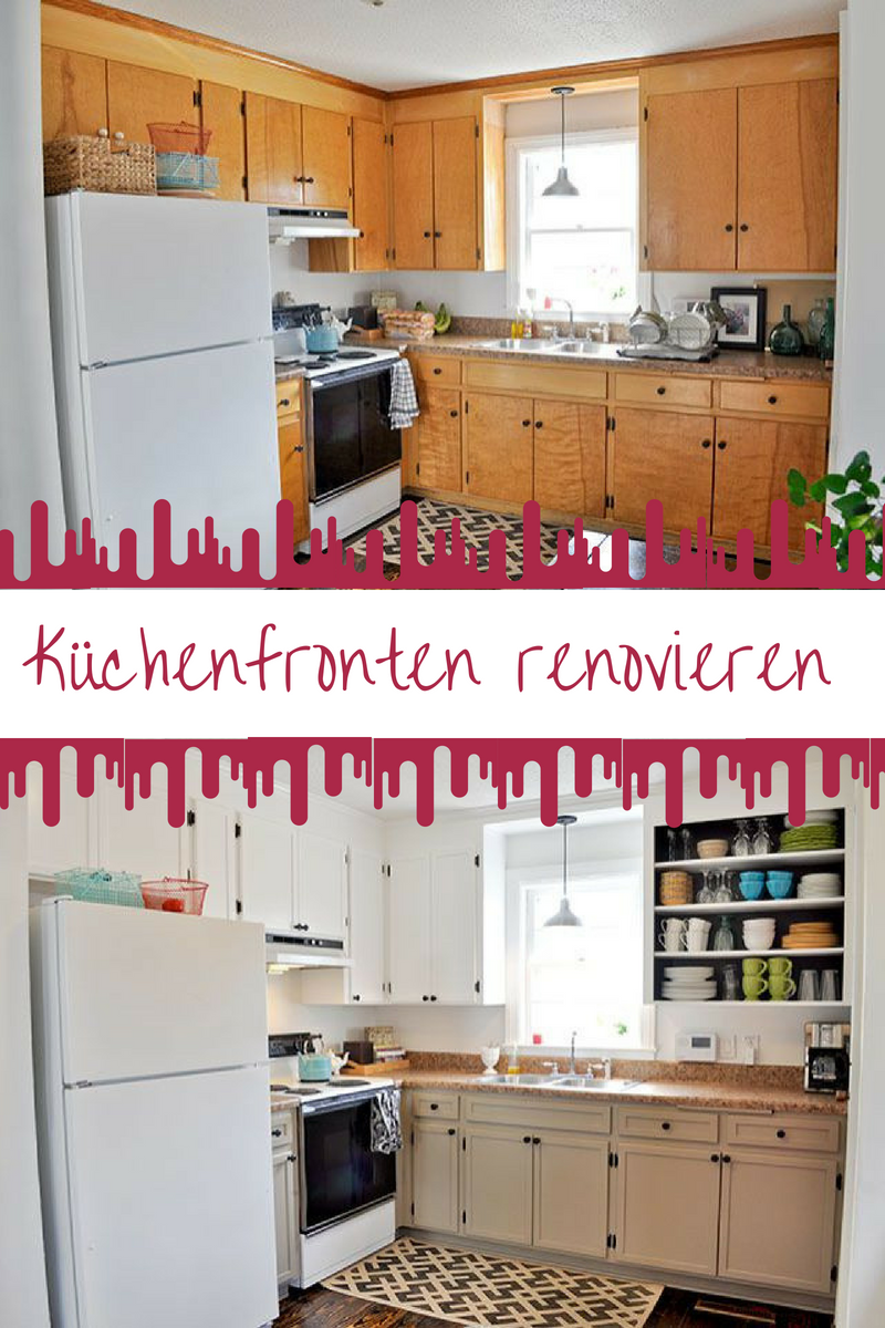 Küchenfronten austauschen: Vorher und Nachher