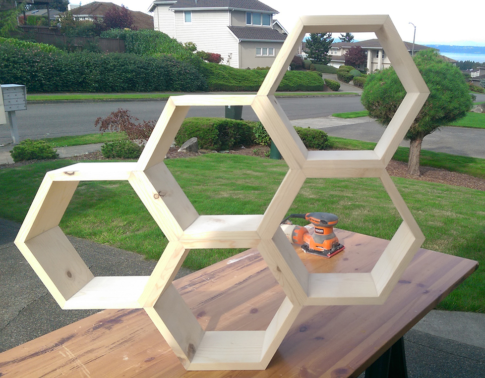 DIY Hexagon Schuhschrank selber bauen