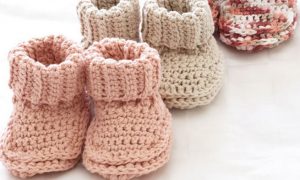 Babyschuhe häkeln Anleitung