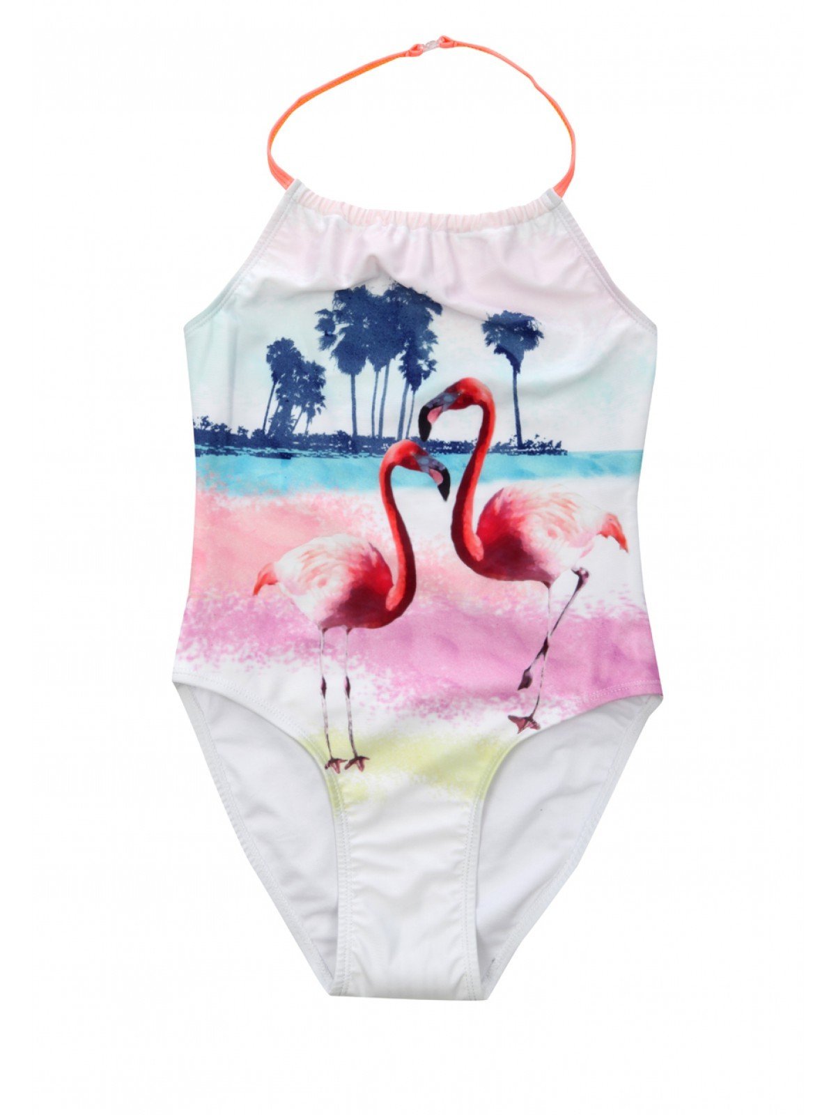 Kinder Badeanzug mit umwerfendem Design - Flamingos legen voll Im Trend