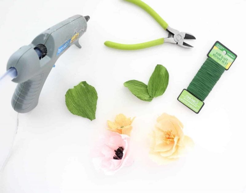 DIY Blumen aus Krepppapier