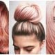 pastellrosa Haare färben Frisurentrends 2018