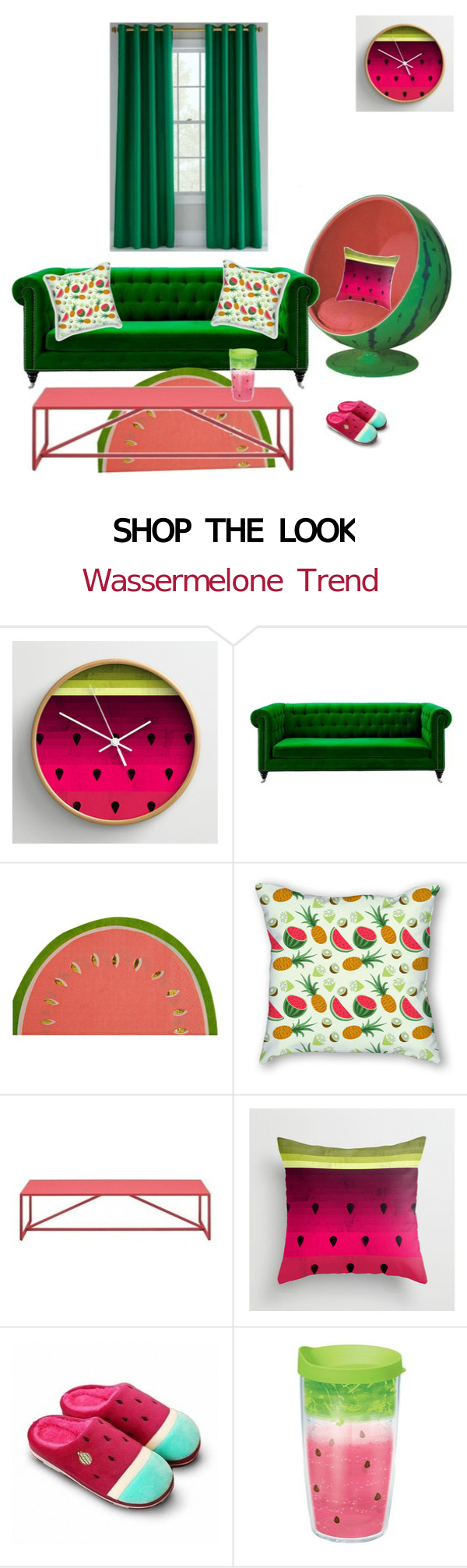 Shop the Look: Wohnungsideen mit Wassermelone