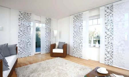 Gardinen Dekorationsvorschläge moderner Look Wohnzimmer