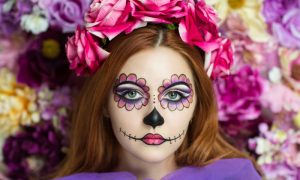 Halloween Make up einfach La Catrina