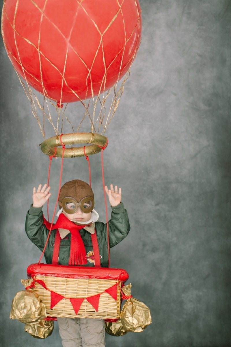 Heiβluftballon basteln den Kindern Freude machen