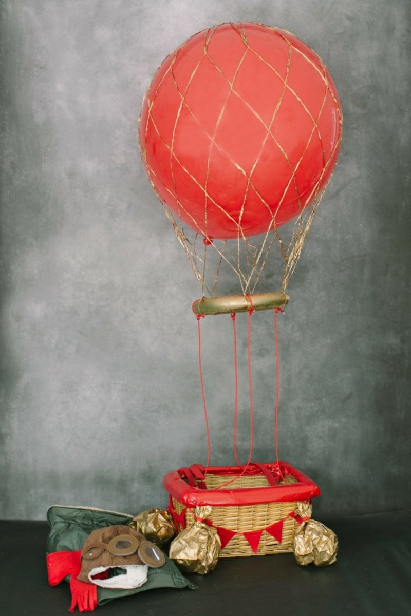 Heiβluftballon basteln DIY Ideen und Inspirationen