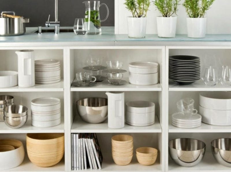Küchenregale Stauraum Ikea Kallax Regale