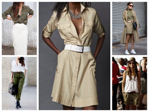 Was passt zu Khaki Farbe: moderne Ideen fürs Inerieur oder Ihren Outfit