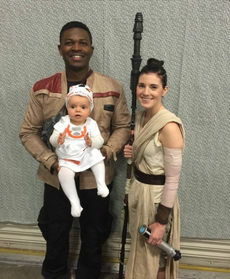 Star Wars Kostüm Familie Finn Rey Baby