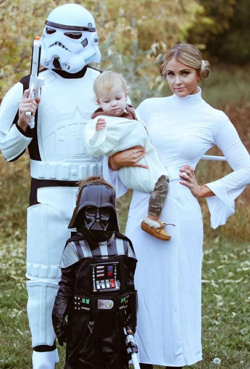 Star Wars Kostüm Familie Darth Vader Prinzessin Leia