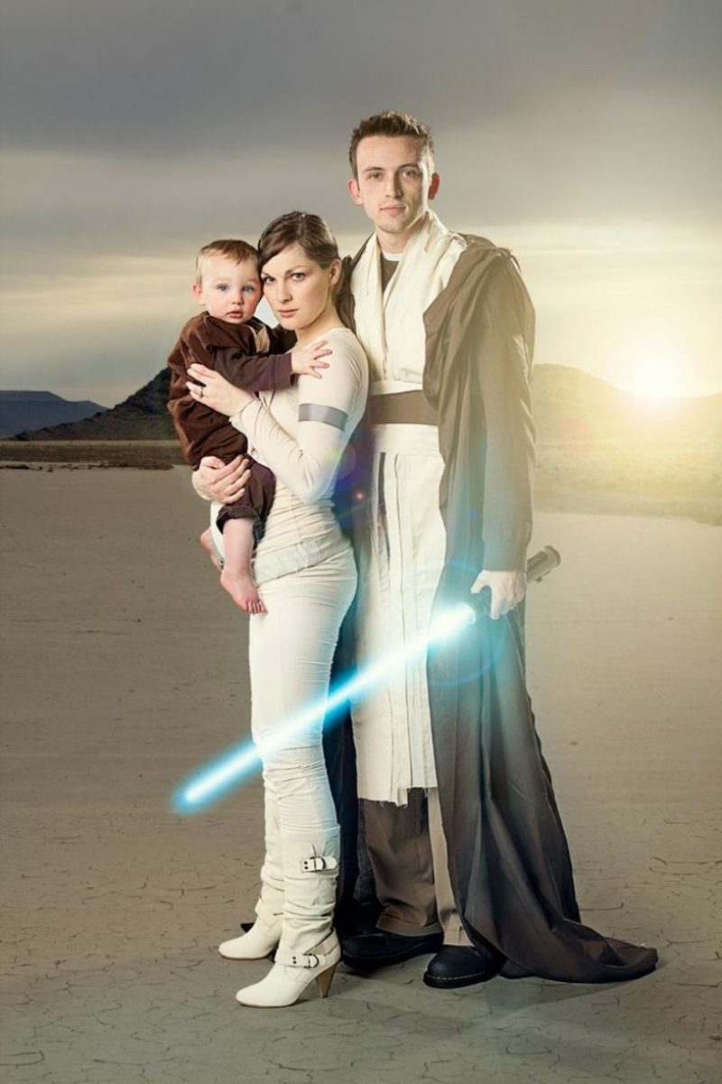Star Wars Kostüm Familie originelle Ideen