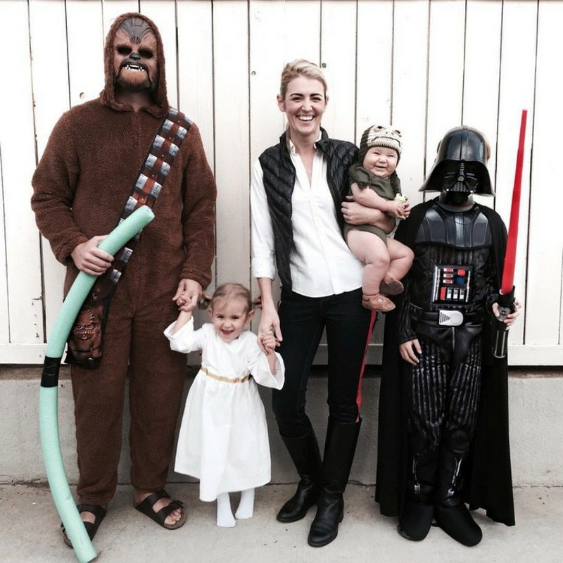 Star Wars Kostüm Famile Darth Vader Chewbacca