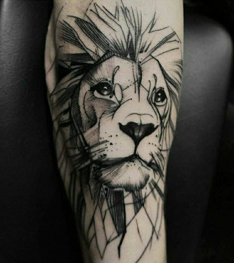 [Get 25+] Skizze Löwe Tattoo Vorlage Frau